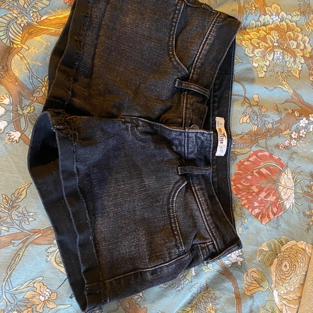 Hollister Dark Blue Jean Shorts